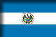Flag of El Salvador drop shadow image