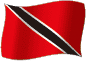 Flag of Trinidad and Tobago flickering gradation image