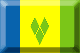 Flag of Saint Vincent and the Grenadines emboss image