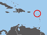 Location of Antigua and Barbuda