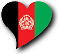 Flag of Afghanistan image [Heart2]
