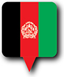 Flag of Afghanistan image [Round pin]