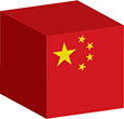 Flag of China image [Cube]