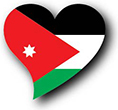 Flag of Jordan image [Heart2]