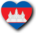 Flag of Cambodia image [Heart1]