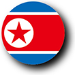 Flag of North Korea image [Button]