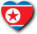 Flag of North Korea image [Heart1]