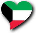 Flag of Kuwait image [Heart2]