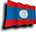 Flag of Laos image [Wave]