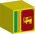 Flag of Sri Lanka image [Cube]
