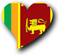Flag of Sri Lanka image [Heart2]