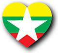 Flag of Myanmar image [Heart1]