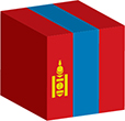Flag of Mongolia image [Cube]