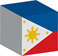 Flag of Philippines image [Cube]