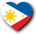 Flag of Philippines image [Heart1]