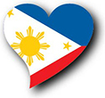 Flag of Philippines image [Heart2]