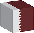Flag of Qatar image [Cube]