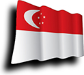 Flag of Singapire image [Wave]