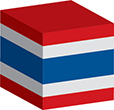 Flag of Thailand image [Cube]