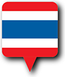 Flag of Thailand image [Round pin]