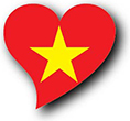 Flag of Vietnam image [Heart2]