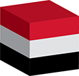 Flag of Yemen image [Cube]