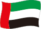 Flag of United Arab Emirates flickering image