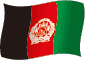 Flag of Afghanistan flickering gradation image