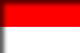 Flag of Indonesia drop shadow image