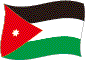 Flag of Jordan flickering image