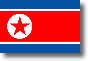 Flag of North Korea shadow image