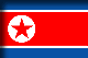 Flag of North Korea drop shadow image