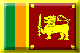 Flag of Sri Lanka emboss image