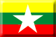 Flag of Myanmar emboss image