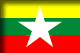 Flag of Myanmar drop shadow image