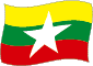 Flag of Myanmar flickering image