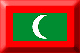 Flag of Maldives emboss image