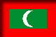 Flag of Maldives drop shadow image