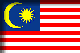Flag of Malaysia drop shadow image
