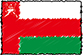 Flag of Oman handwritten image