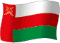 Flag of Oman flickering gradation image