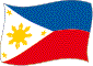Flag of Philippines flickering image