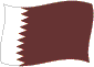 Flag of Qatar flickering image