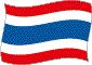 Flag of Thailand flickering image
