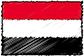 Flag of Yemen handwritten image