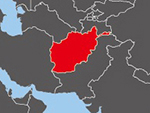 Location of Afghanistan