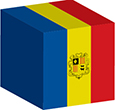 Flag of Andorra image [Cube]