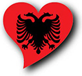 Flag of Albania image [Heart2]