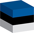 Flag of Estonia image [Cube]