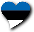 Flag of Estonia image [Heart2]